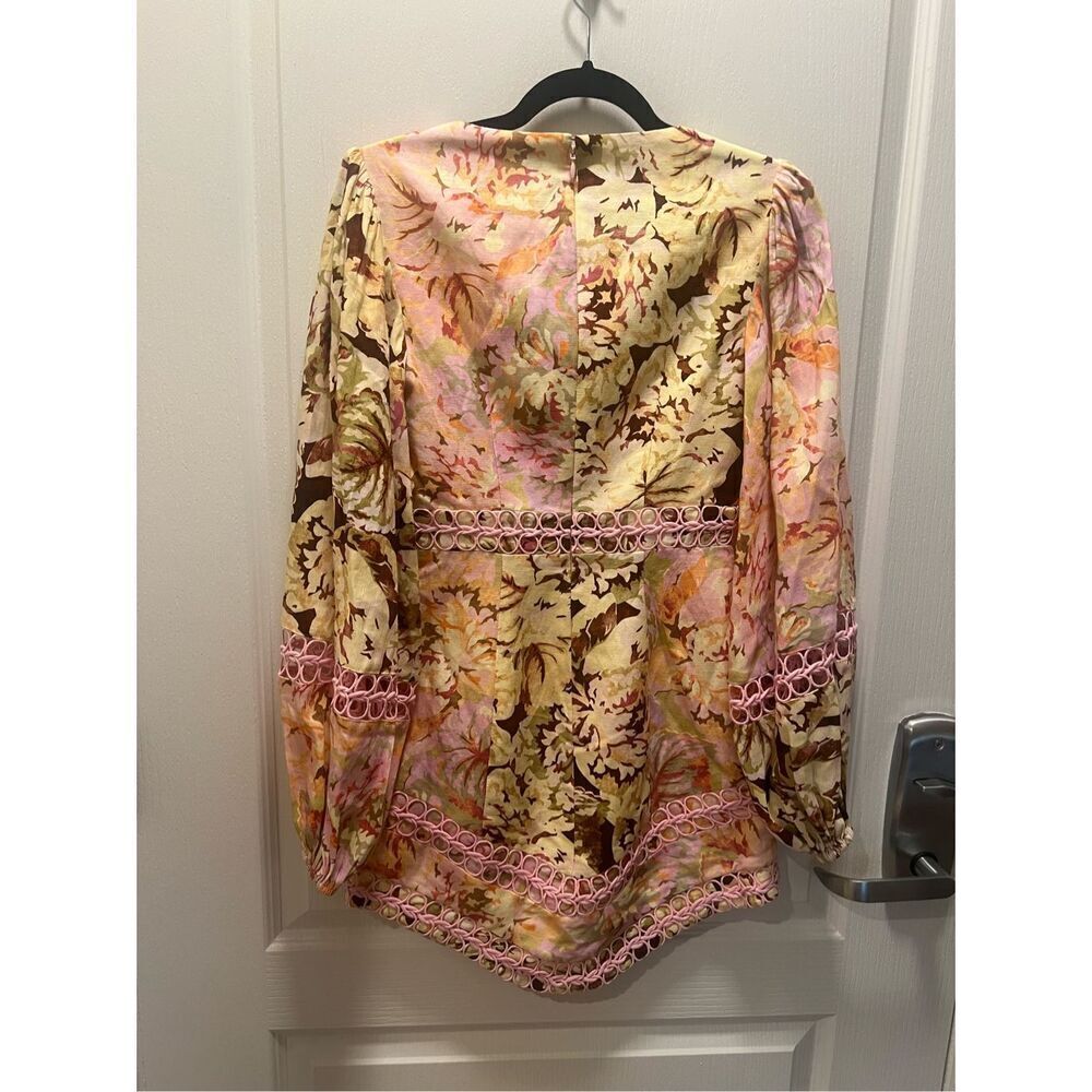 Significant Other Nicole Mini Dress in Jungle Mix Wedding Guest Sz 4 NWT$392 - Picture 6 of 9